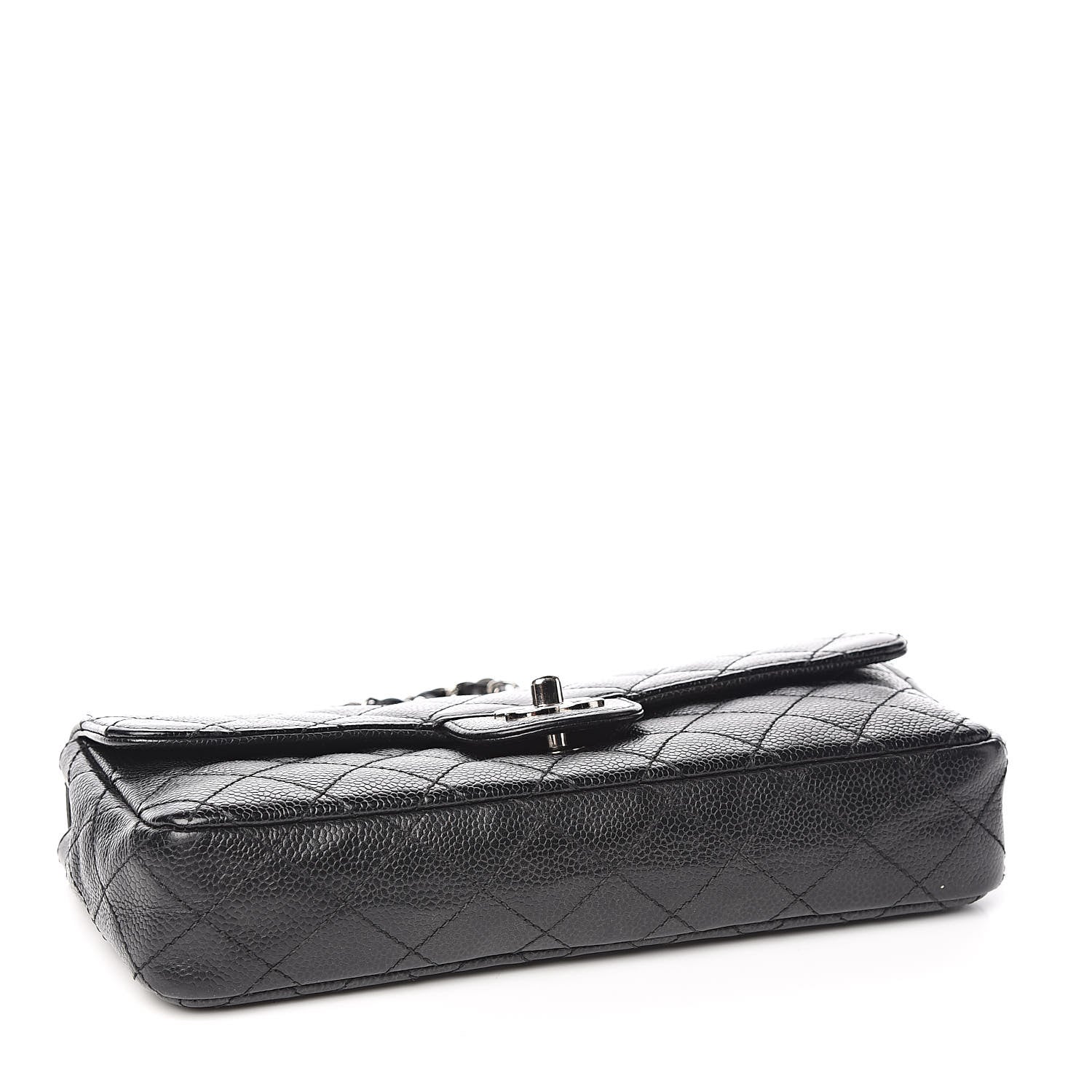 Chanel Caviar Quilted East West Flap Black 4 of 11