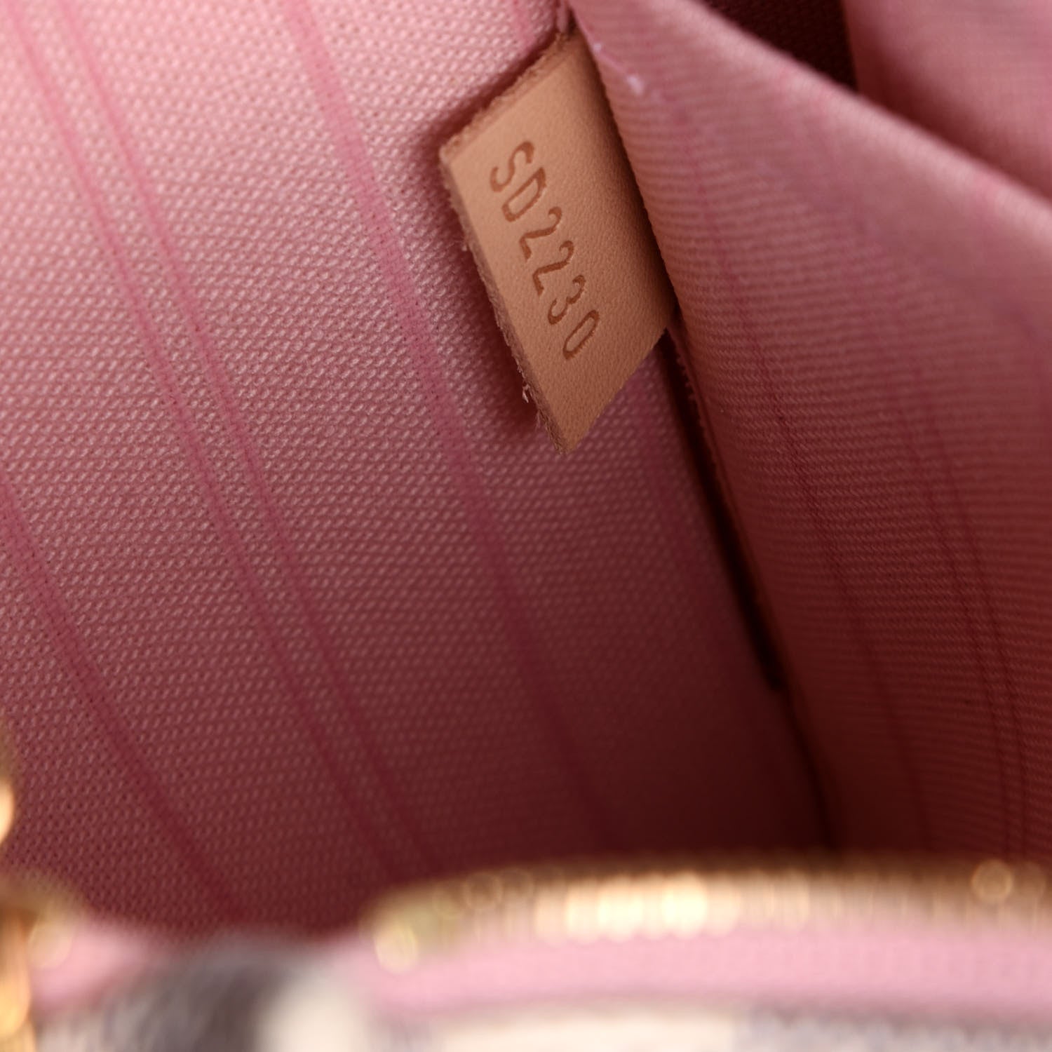 Louis Vuitton Damier Azur Neverfull MM GM Pochette Rose Ballerine 8 of 12