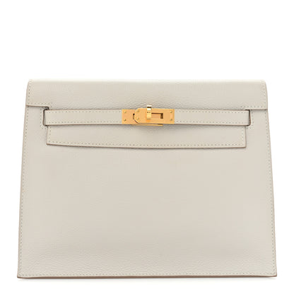 Hermes Evercolor Kelly Danse II Belt Bag Gris Perle 1 of 12