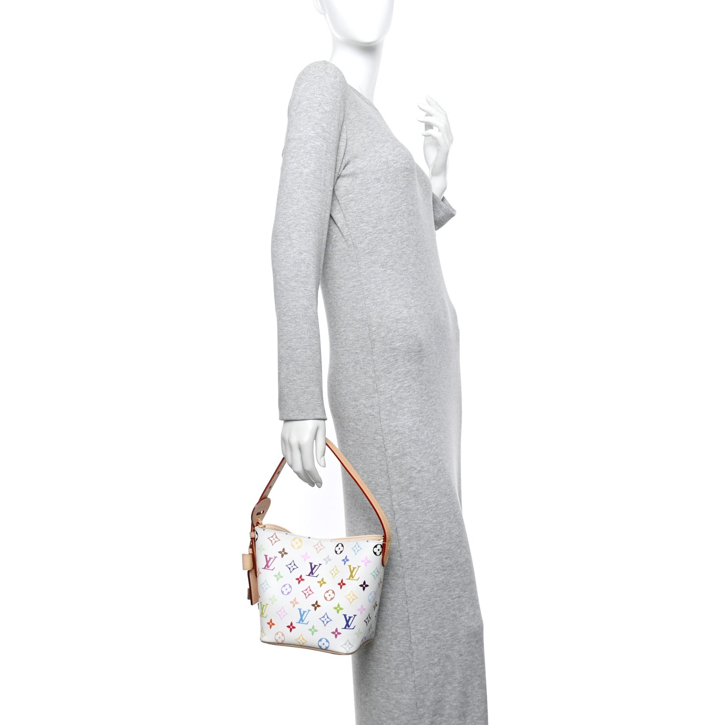 LV X TM Monogram Multicolor All In BB White