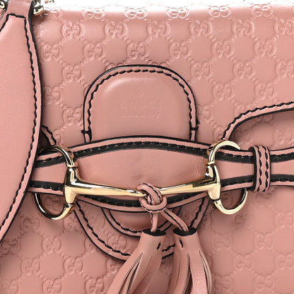 Gucci Microguccissima Mini Emily Shoulder Bag Soft Pink 8 of 10