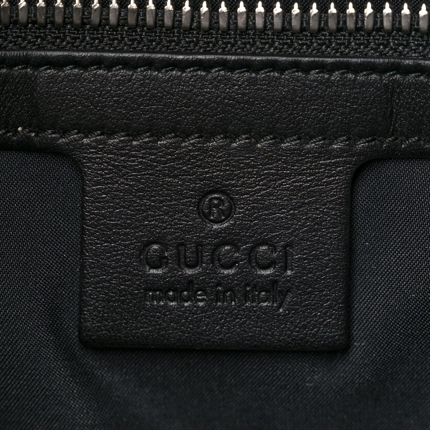 Calfskin Small GucciGhost Drawstring Backpack Black