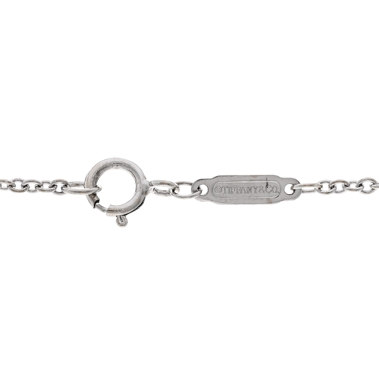 18K White Gold Diamond Knot Necklace