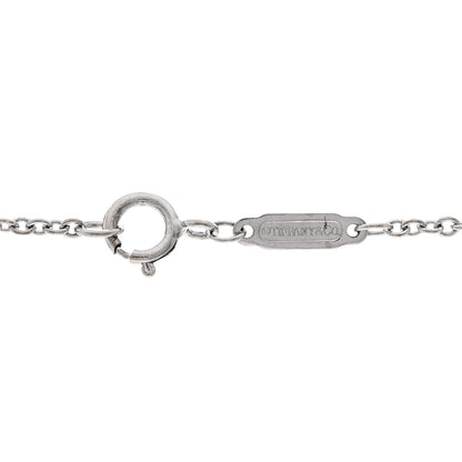 Tiffany 18K White Gold Diamond Knot Necklace 4 of 4