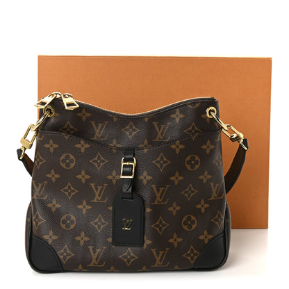 Louis Vuitton Monogram Odeon PM Black 9 of 9