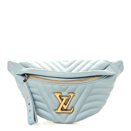 Louis Vuitton Calfskin New Wave Bumbag Porcelain Blue 1 of 9
