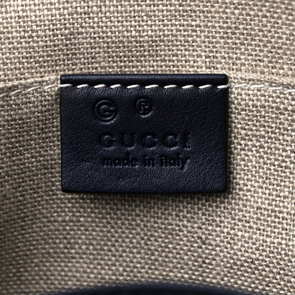 Gucci Soft Microguccissima Mini Bree Messenger Bag Blue 6 of 9