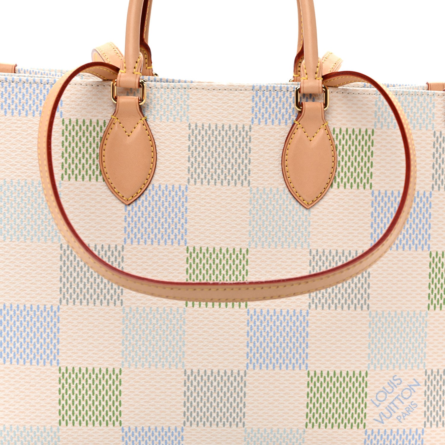 Louis Vuitton Damier Giant Onthego MM Pistachio 7 of 9