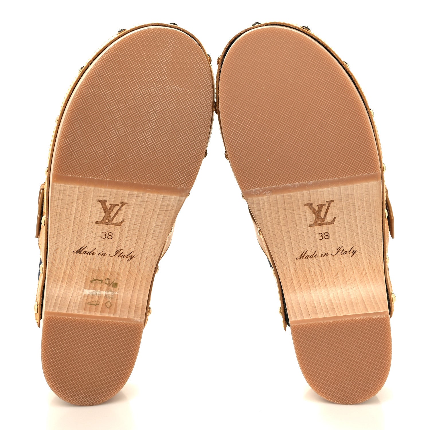 Louis Vuitton Jacquard Since 1854 Cottage Clog Mules 38 Blue 5 of 8