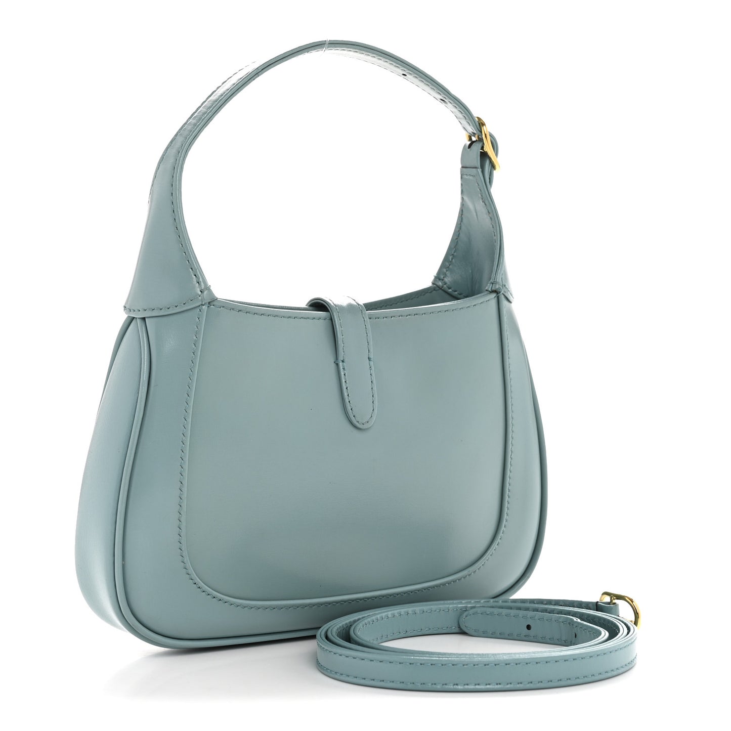 Boarded Dyana Lux Calfskin Mini Jackie 1961 Hobo Dusty Azure