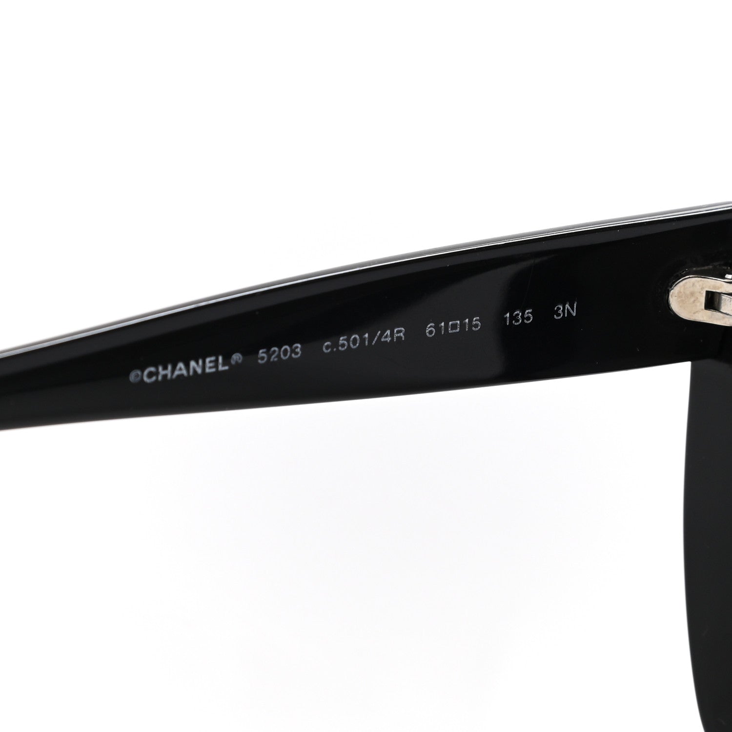 Chanel Acetate CC Sunglasses 5203 Black 5 of 8