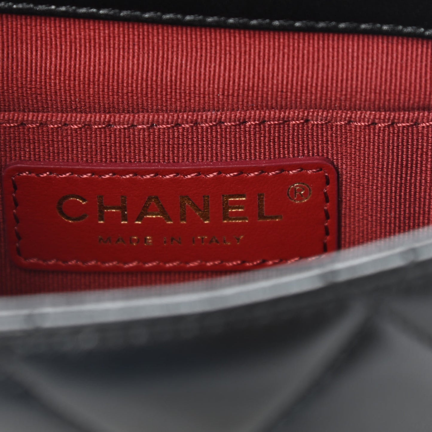 Lambskin Quilted Mini Side Note Flap Black