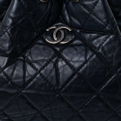 Chanel Aged Calfskin Quilted Small Gabrielle Backpack Black 8 of 14