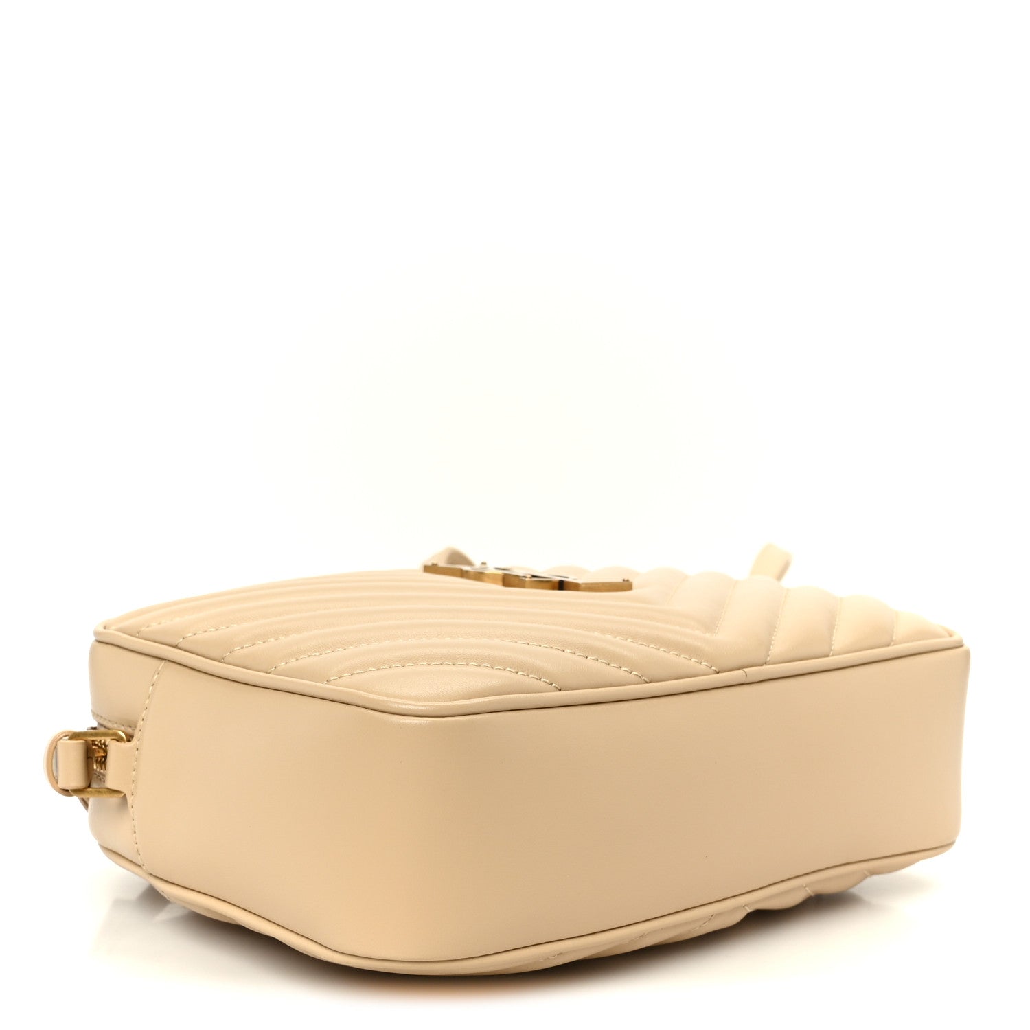 Saint Laurent Calfskin Matelasse Monogram Lou Camera Bag Avorio 4 of 10