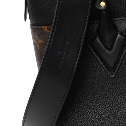 Louis Vuitton Calfskin Monogram On My Side PM Black 9 of 12