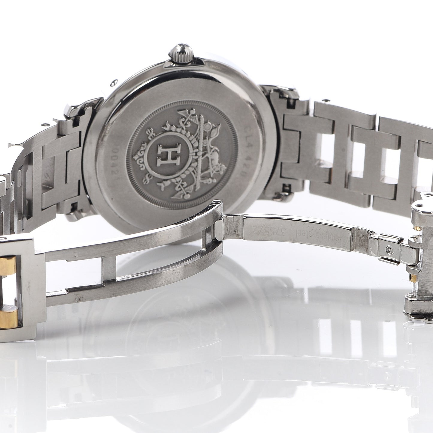 Stainless Steel 30mm Clipper Quartz Watch Gold