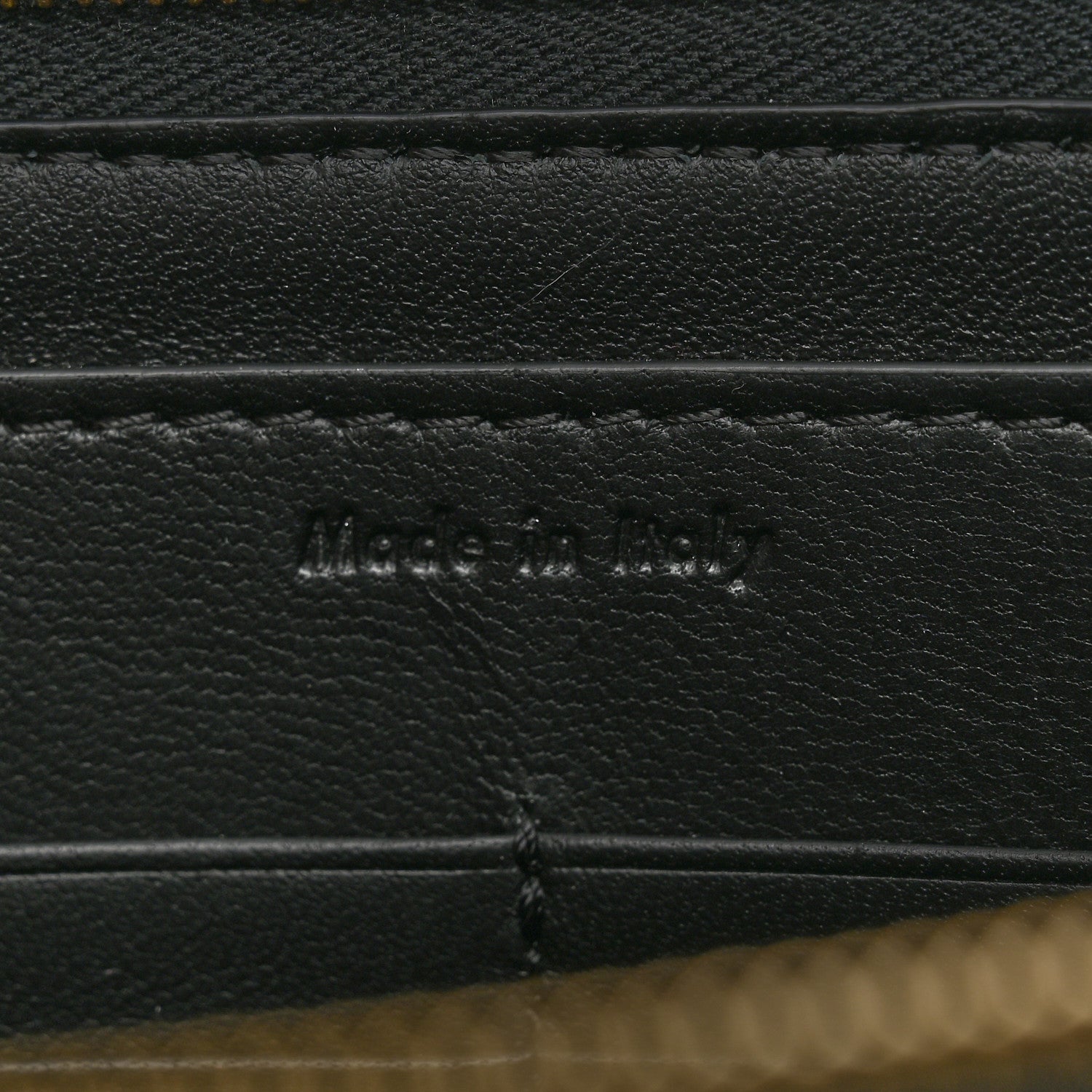 Celine Smooth Calfskin Ring Clutch Black 7 of 10