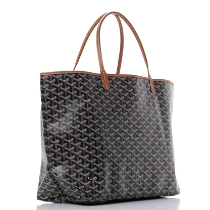 Goyard Goyardine Saint Louis GM Black Gold 4 of 14