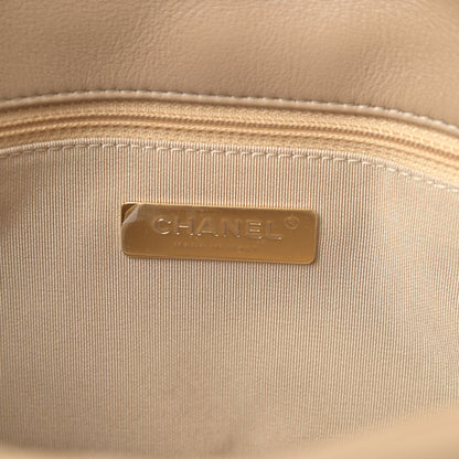 Chanel Lambskin Quilted Medium Chanel 19 Flap Dark Beige 6 of 11