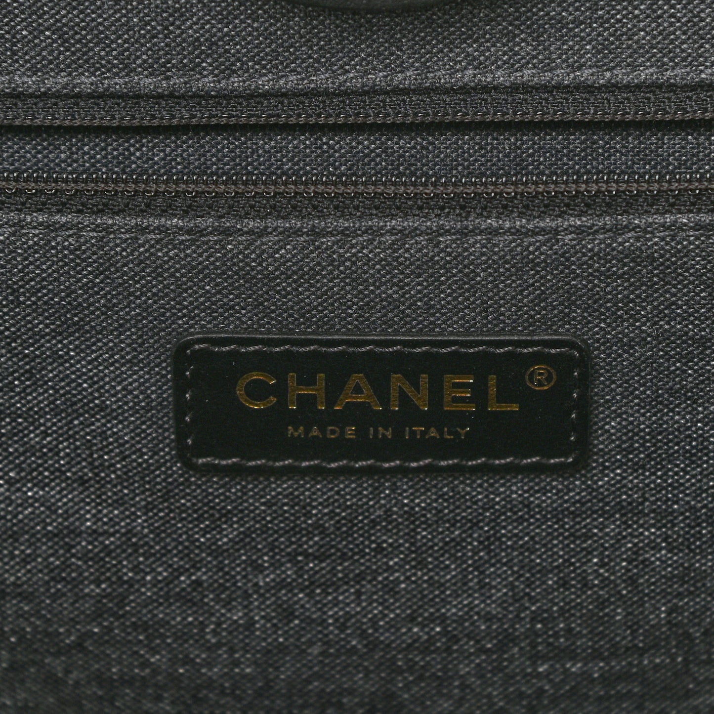 Calfskin Medium Deauville Tote Black