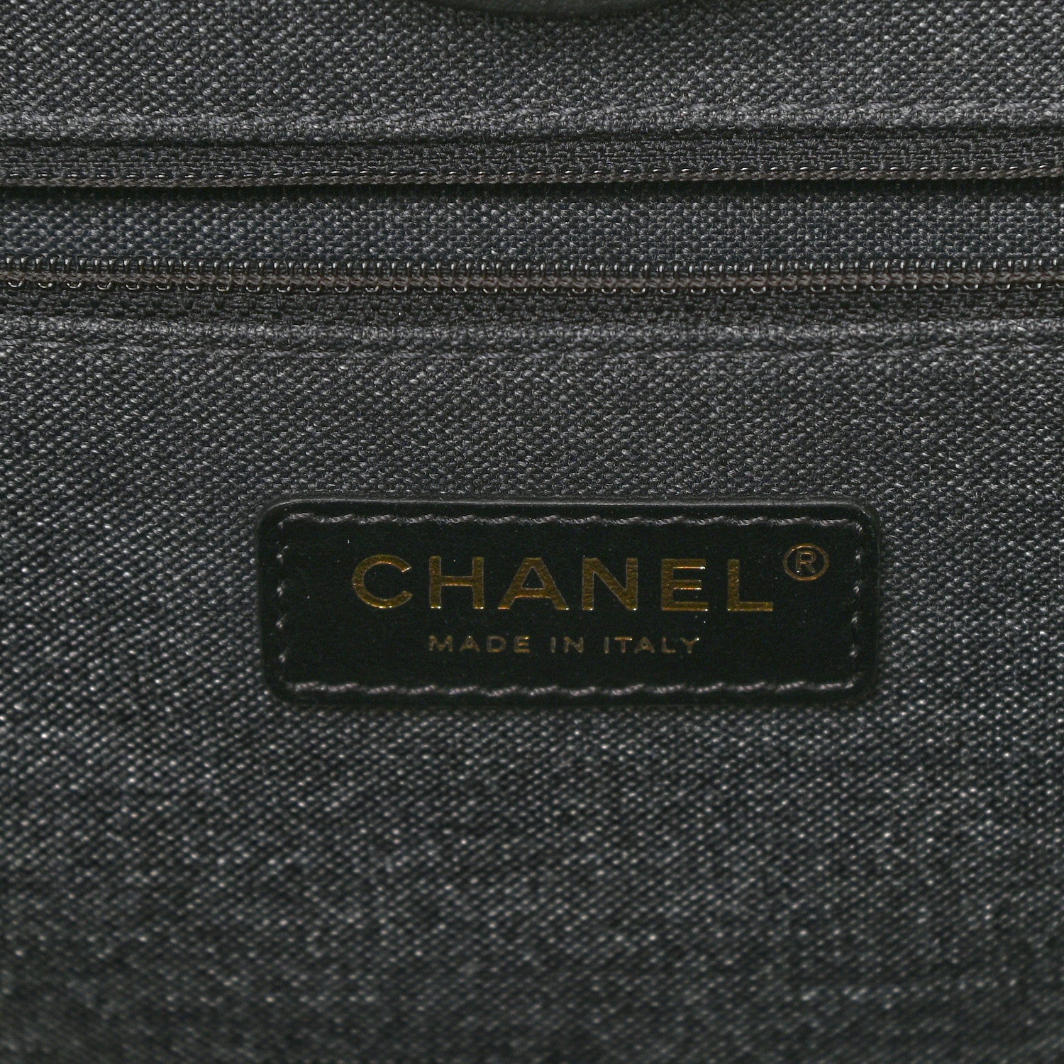 Chanel Calfskin Medium Deauville Tote Black 6 of 10