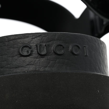 Gucci Rubber Mini Double G Womens Isla Dad Sandals 38 Black 6 of 11