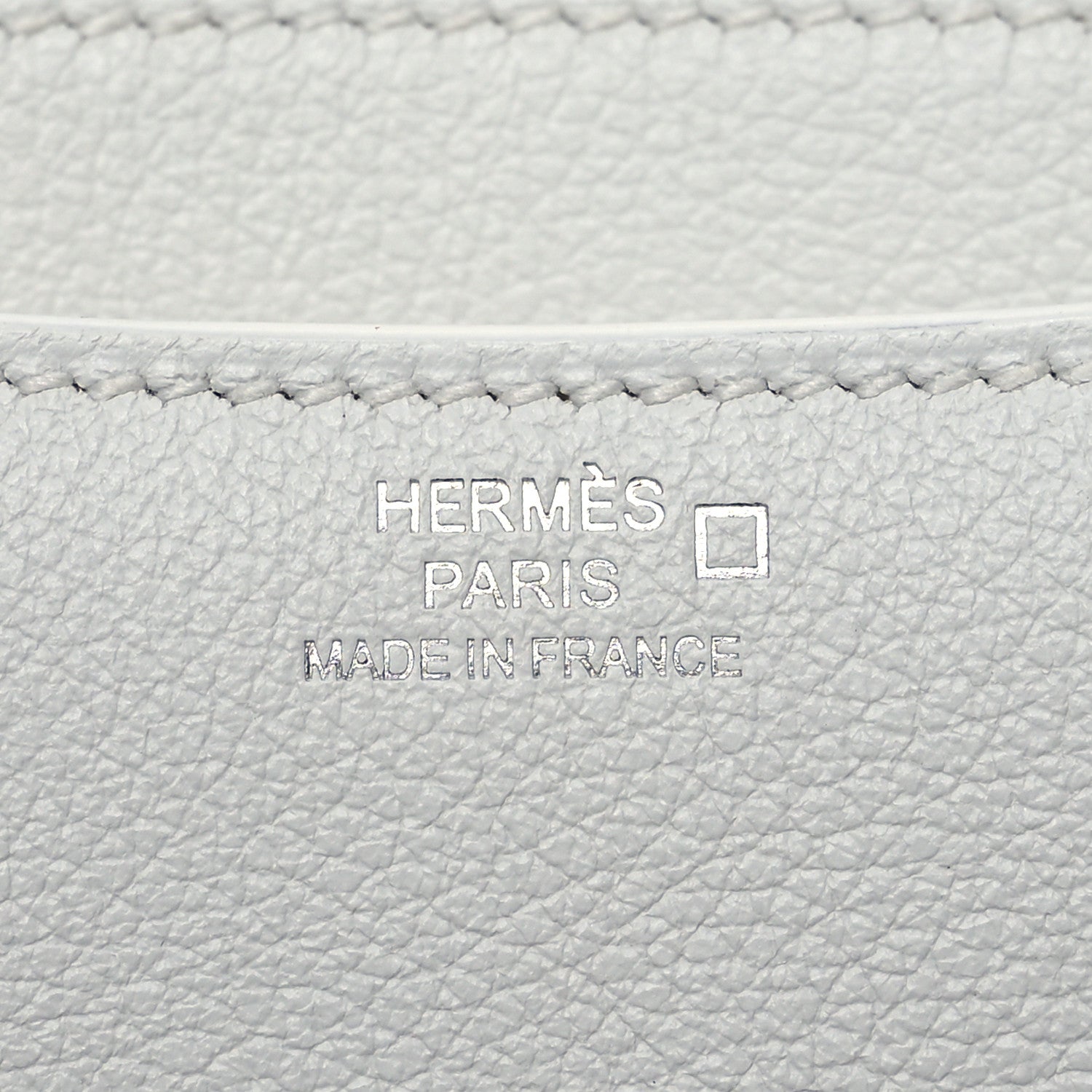 Hermes Evercolor Shiny Alligator Constance 18 New White Gris Ciment 5 of 11