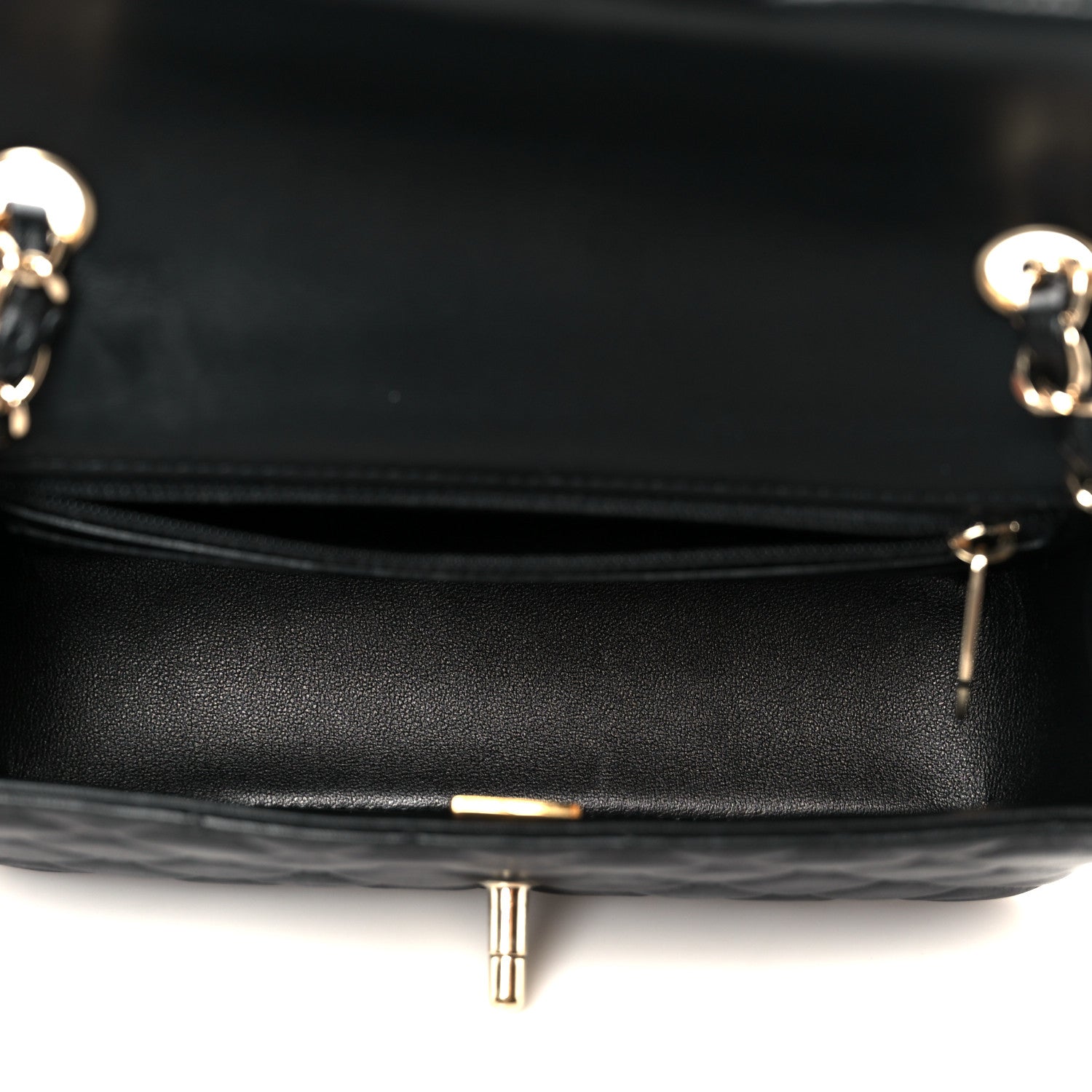 Chanel Lambskin Quilted Mini Rectangular Flap Black 5 of 11