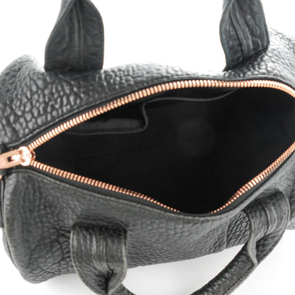 Alexander Wang Pebbled Lambskin Rocco Black Rose Gold Hardware 5 of 10