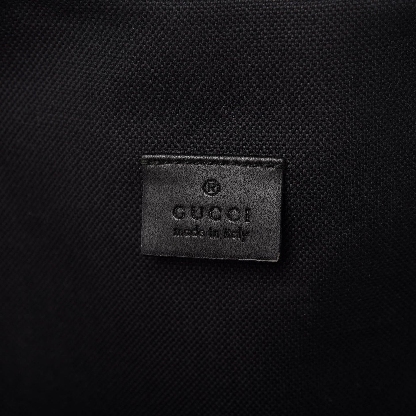 GG Supreme Monogram Web Belt Bag Black Grey