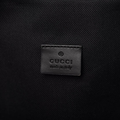 Gucci GG Supreme Monogram Web Belt Bag Black Grey 8 of 11