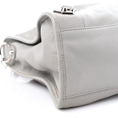 Balenciaga Chevre Silver Metallic Edge Hardware City Gris Glace 8 of 12