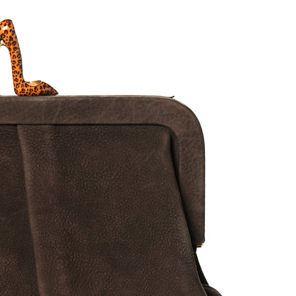 Christian Louboutin Suede Miss Loubi Clutch Clutch Brown 15 of 15