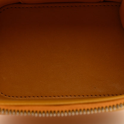 Chanel Lambskin Quilted Top Handle Mini Vanity Case With Chain Yellow 5 of 11