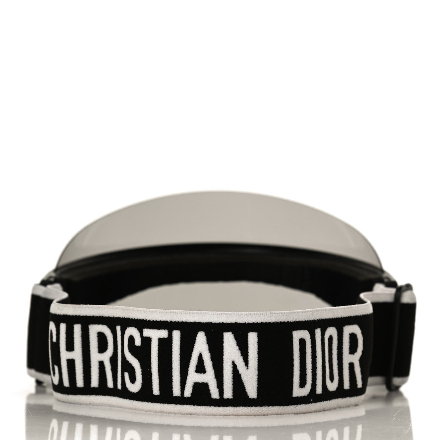 Mirrored DiorClubV1U Sun Visor Black