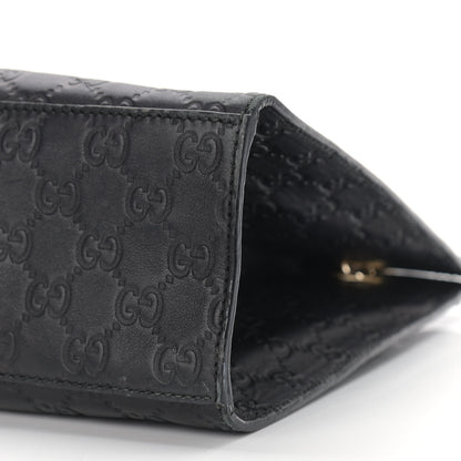 Gucci Guccissima Large Emily Chain Shoulder Bag Black 9 of 15