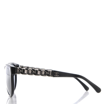 Chanel CC Chain Sunglasses 5215Q Black 3 of 7