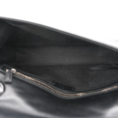 Gucci Calfskin Matelasse Monochrome Small GG Marmont Shoulder Bag Black 5 of 10