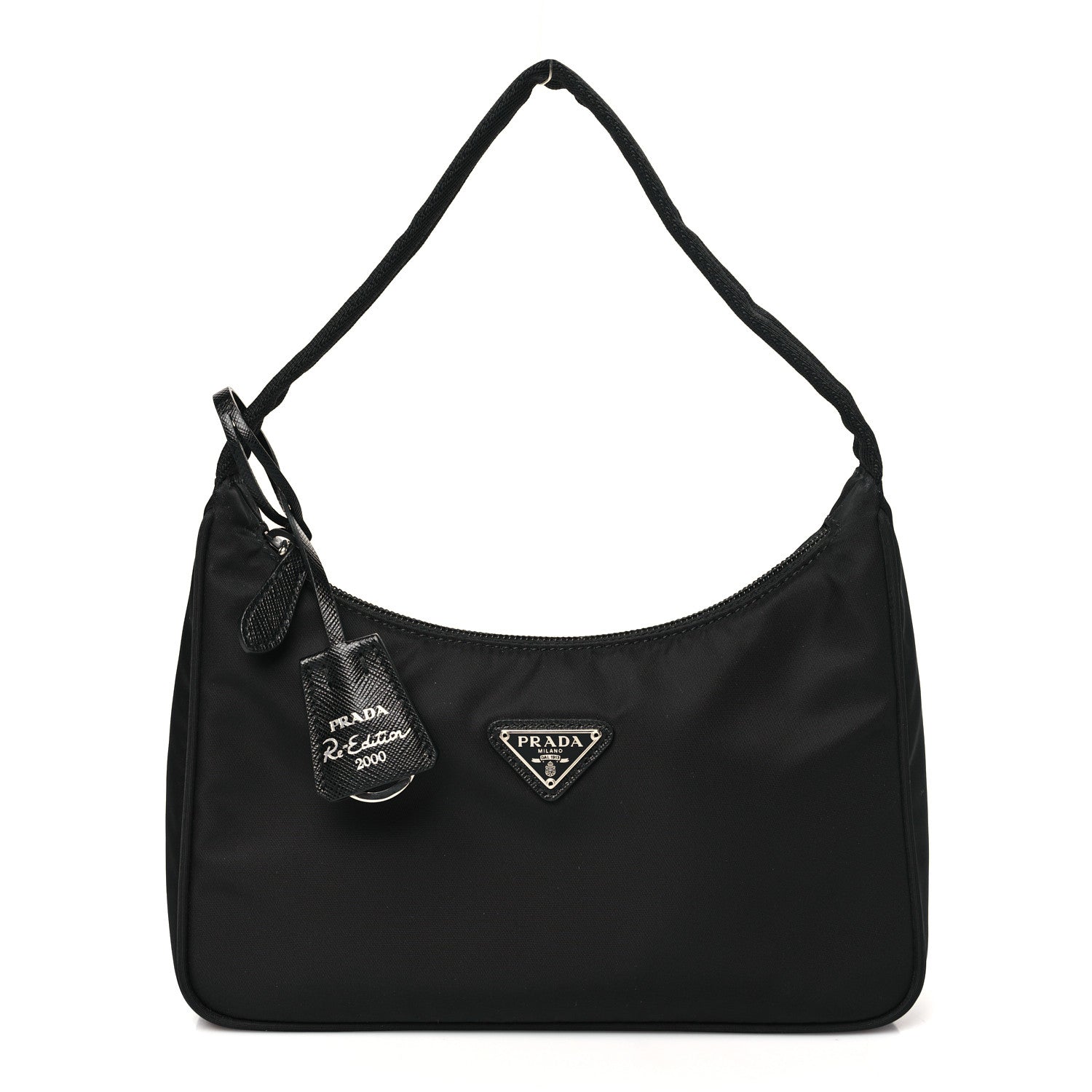 Prada Tessuto Nylon Mini Re-Edition 2000 Bag Black 1 of 10