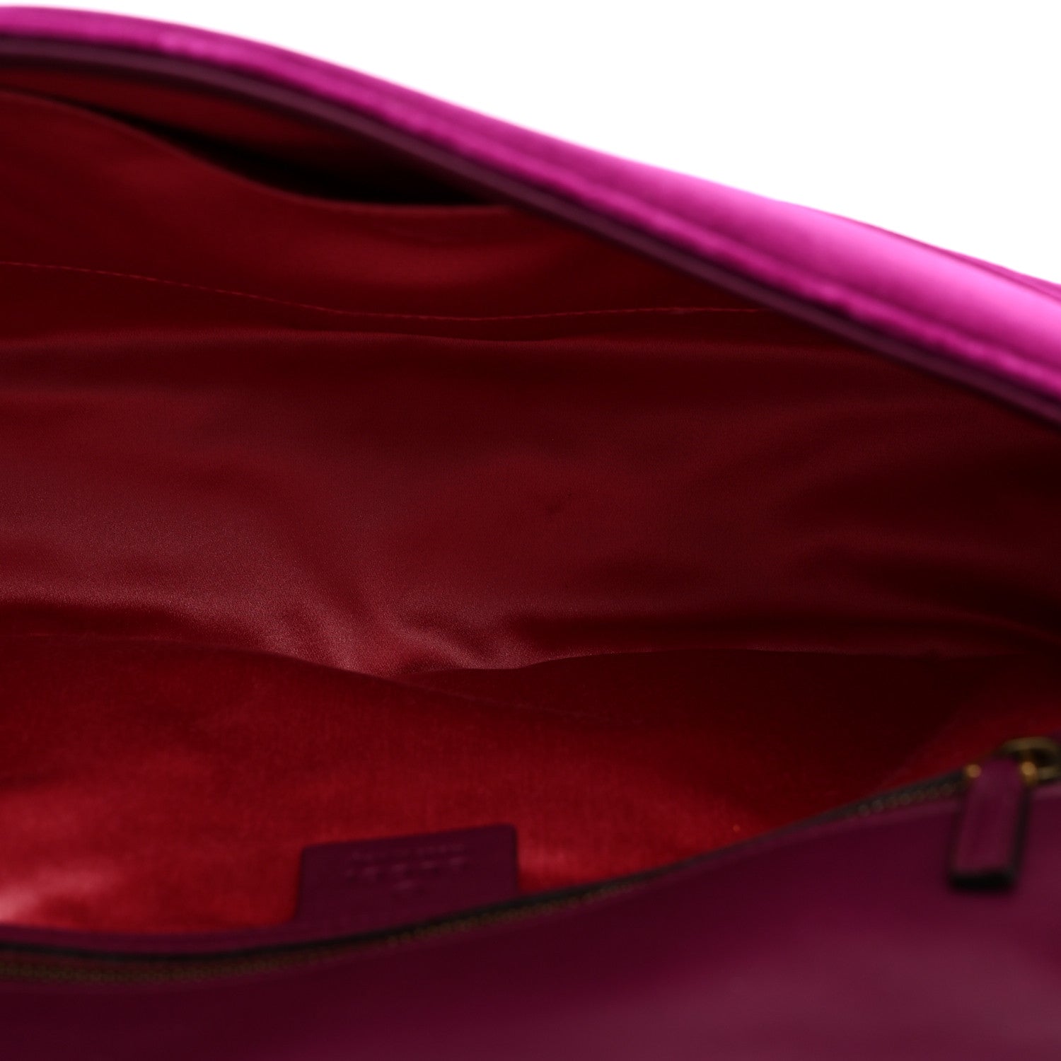 Gucci Velvet Matelasse Medium GG Marmont Shoulder Bag Fuchsia Violet Cyclamen 5 of 10