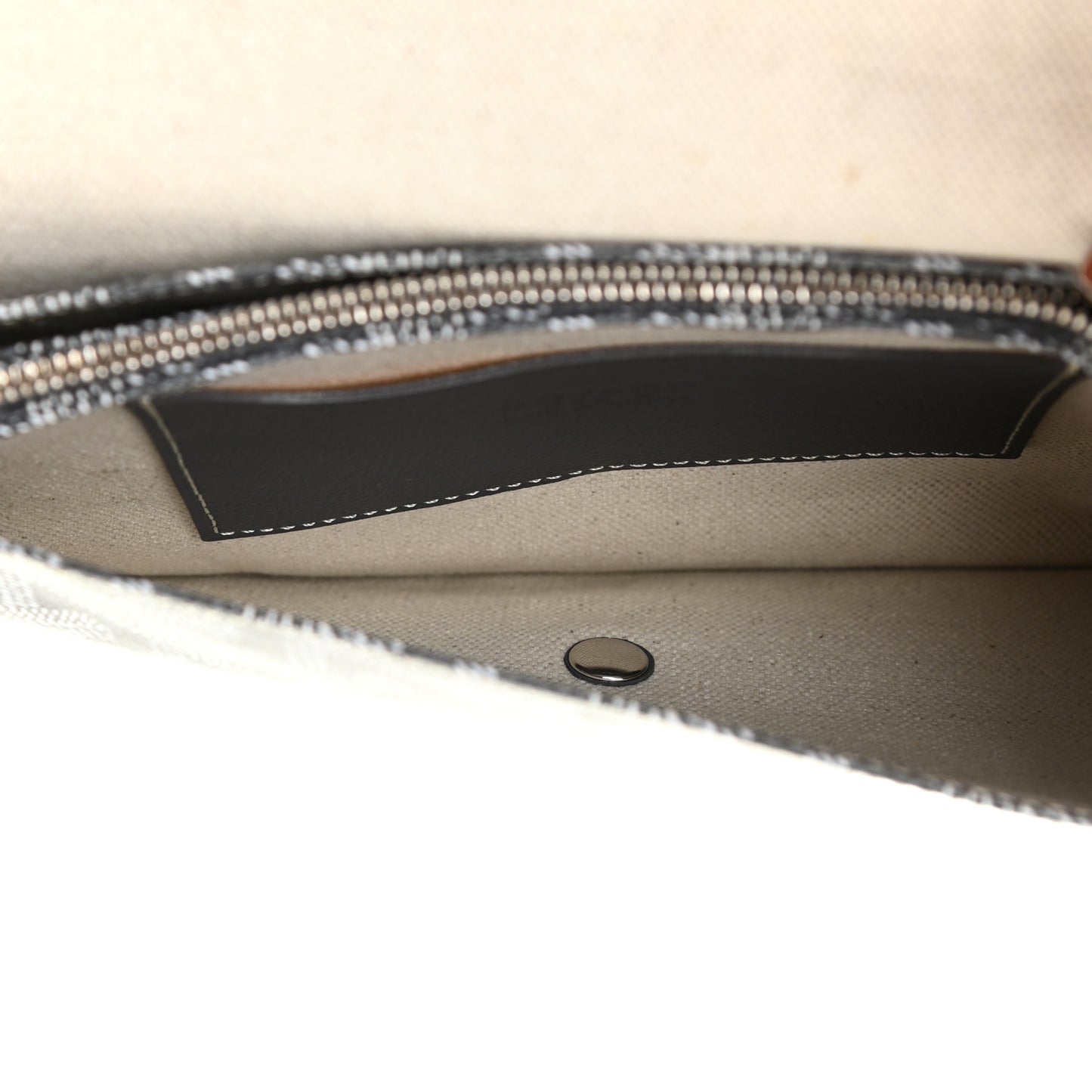 Goyardine Plumet Wallet Clutch Grey