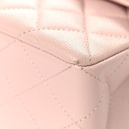 Chanel Caviar Quilted Small Double Flap Light Pink 9 of 16