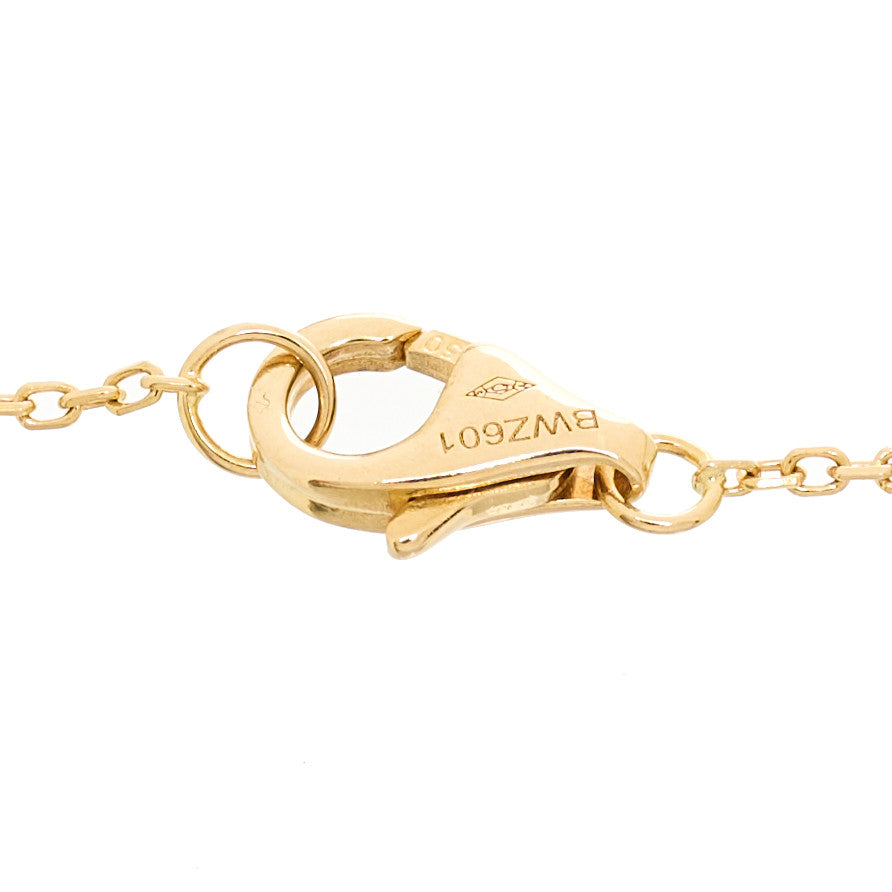 18K Yellow Gold Diamond Lapis Lazuli Amulette de Cartier Bracelet