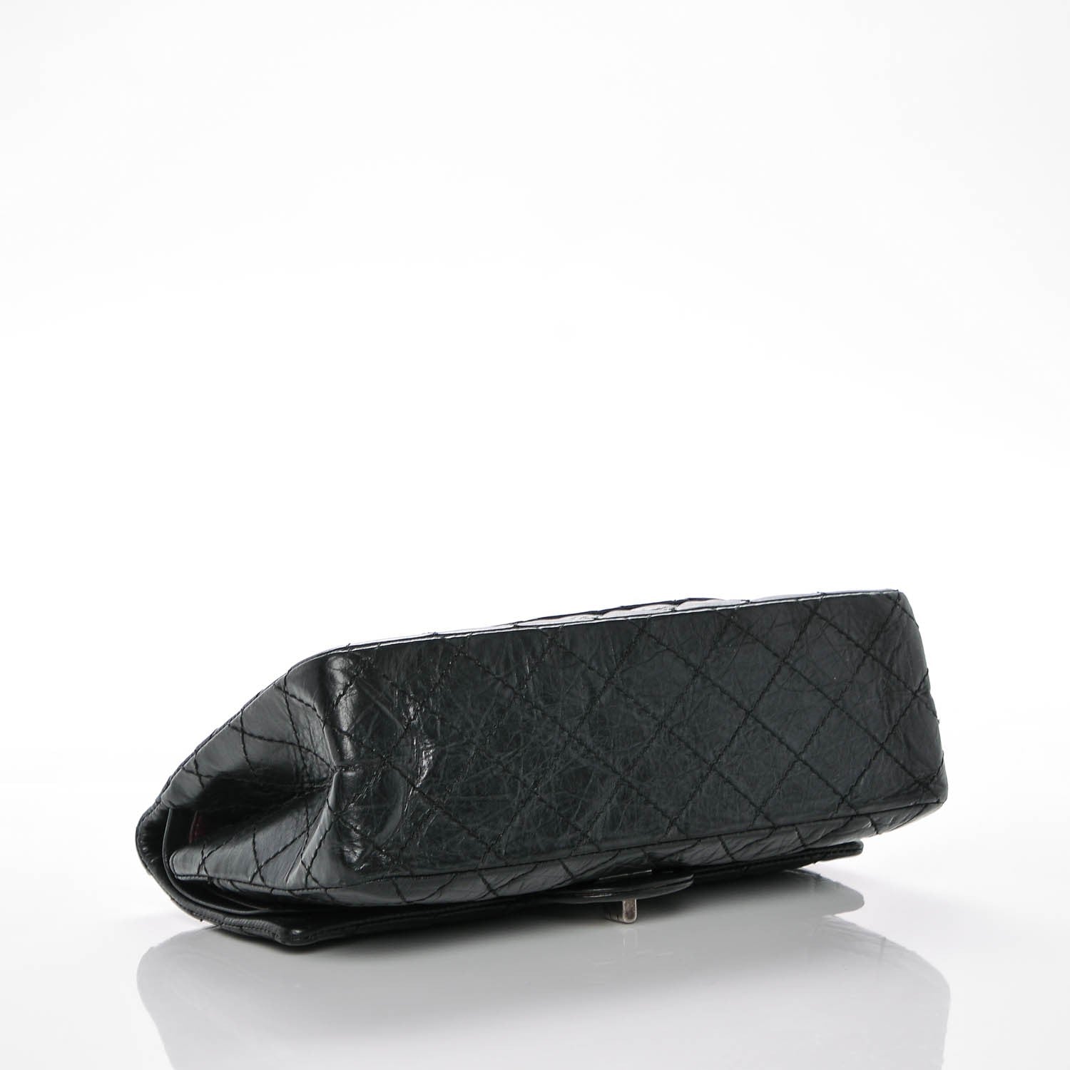 Chanel Aged Calfskin Quilted 2.55 Reissue 225 Flap Black 4 of 7