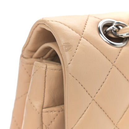 Chanel Lambskin Quilted Medium Double Flap Beige 11 of 16