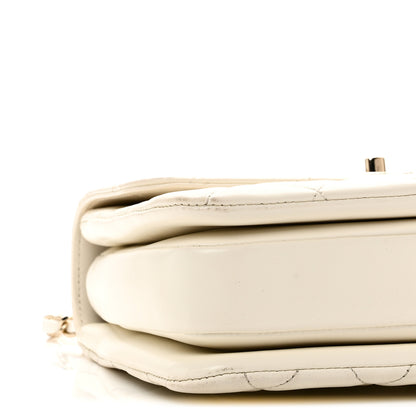 Chanel Lambskin Quilted Small Trendy CC Dual Handle Flap Bag White 9 of 10