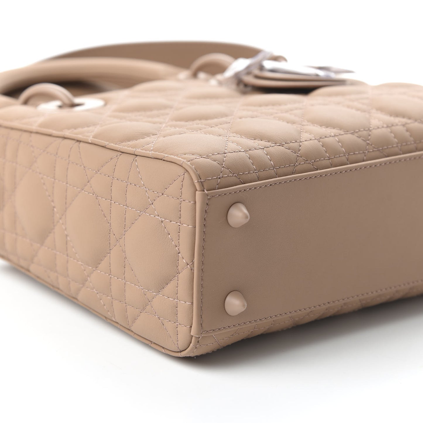 Ultra Matte Calfskin Cannage Small My ABCDior Lady Dior Beige