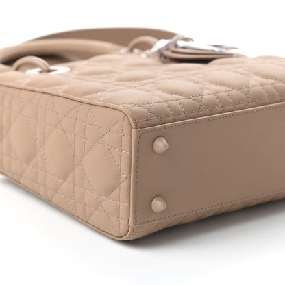 Christian Dior Ultra Matte Calfskin Cannage Small My ABCDior Lady Dior Beige 6 of 10