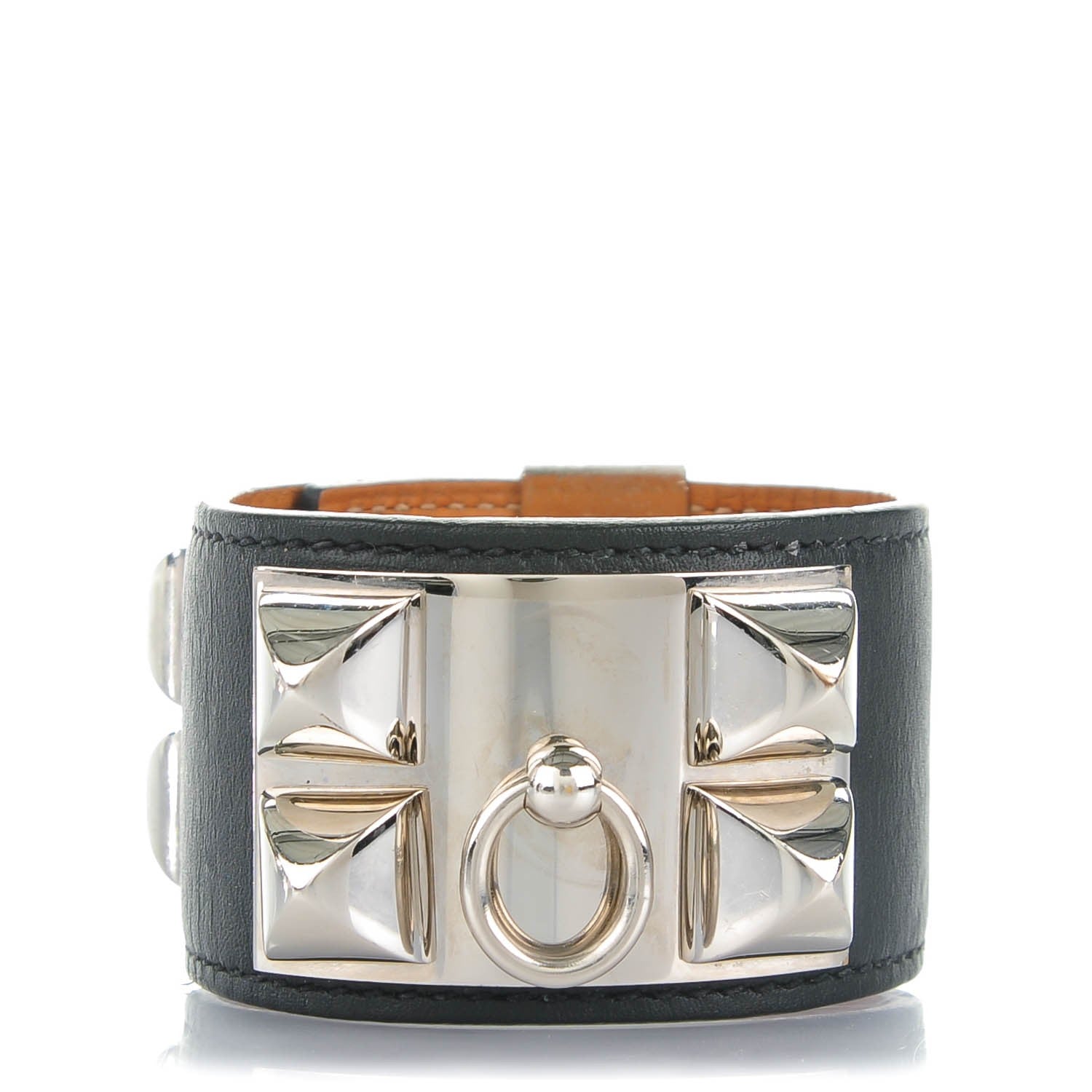 Hermes Chamonix Collier de Chien CDC Bracelet S Black 1 of 7