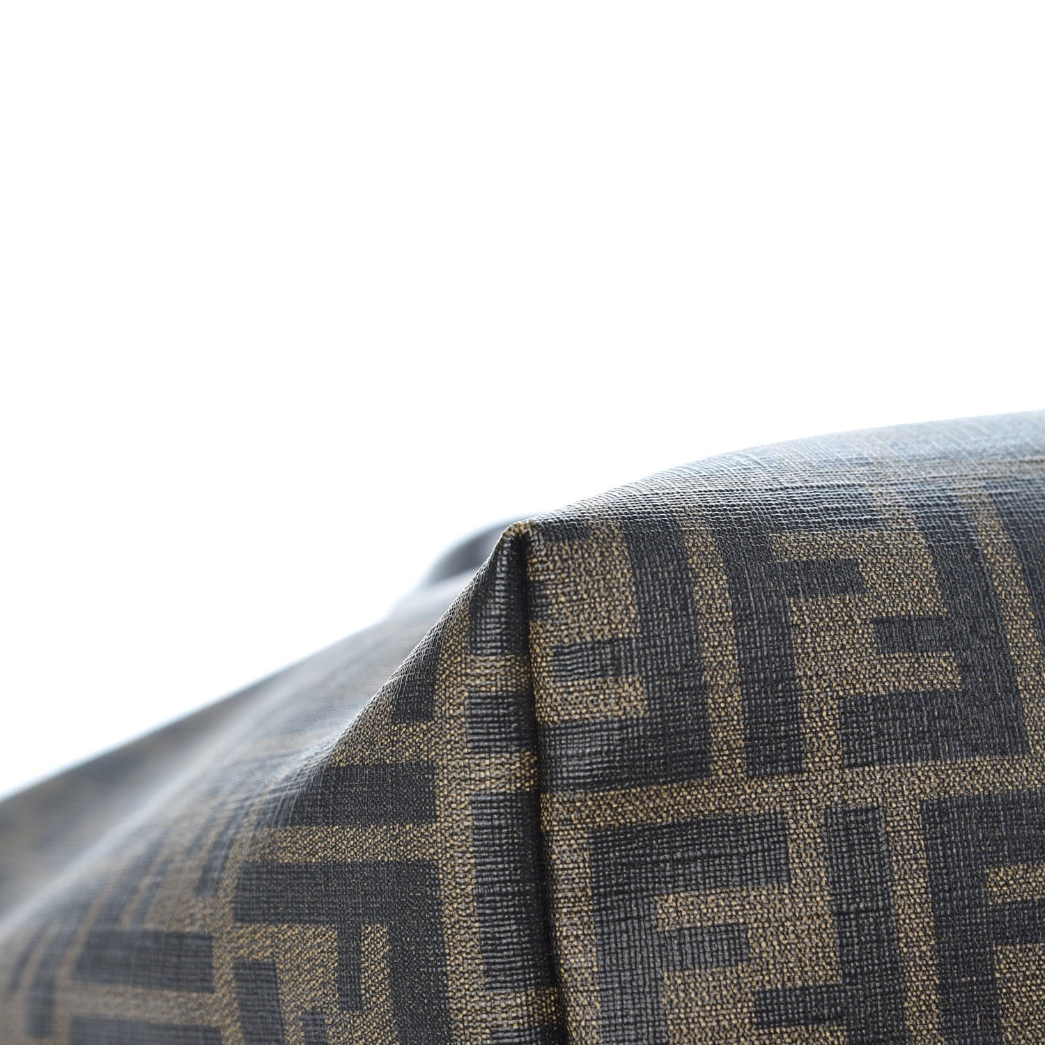 Fendi Zucca Spalmati Medium Roll Tote Tobacco Moro 10 of 11